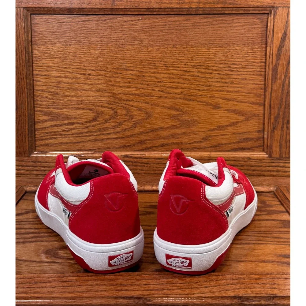 Vans Rowan 2 Red White‎ Suede Skate Shoes Men's Size 11.5 - Picture 5 of 8